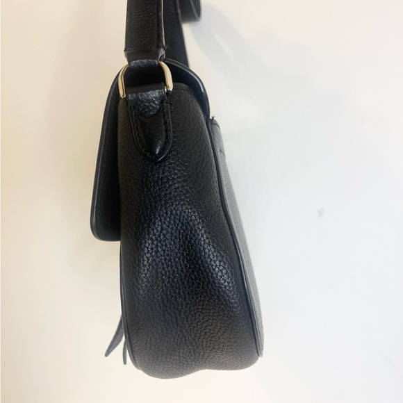 kate spade new york Knott Pebbled Leather Crossbody Saddle Bag - Picture 9 of 15